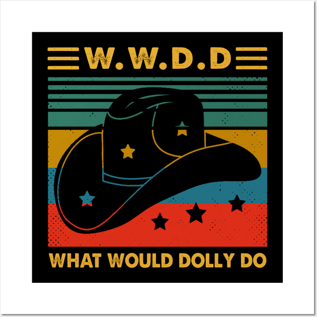 What Would Dolly Do Country Music Wall Art by Symmetry Stunning Portrait